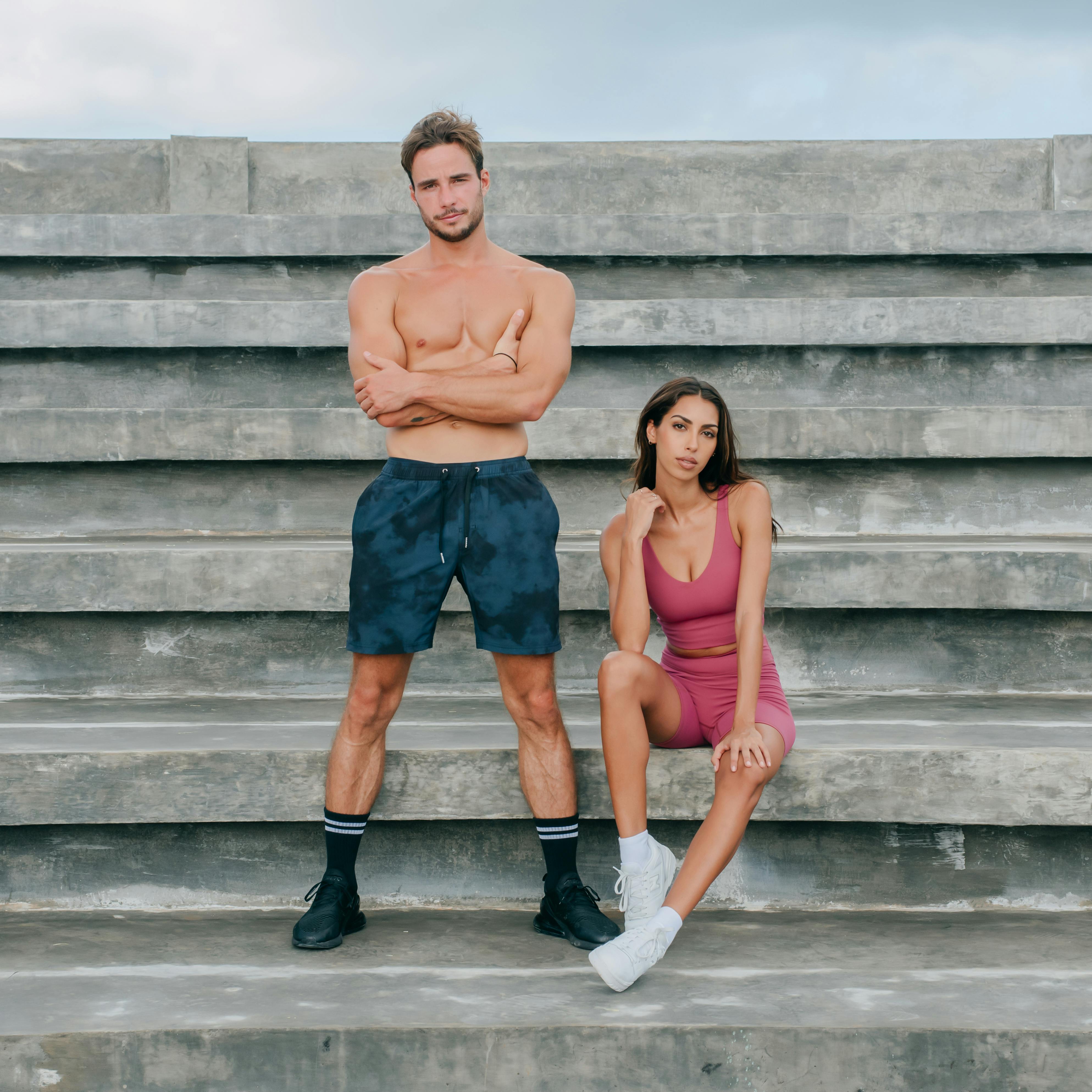 female bodybuilder posing